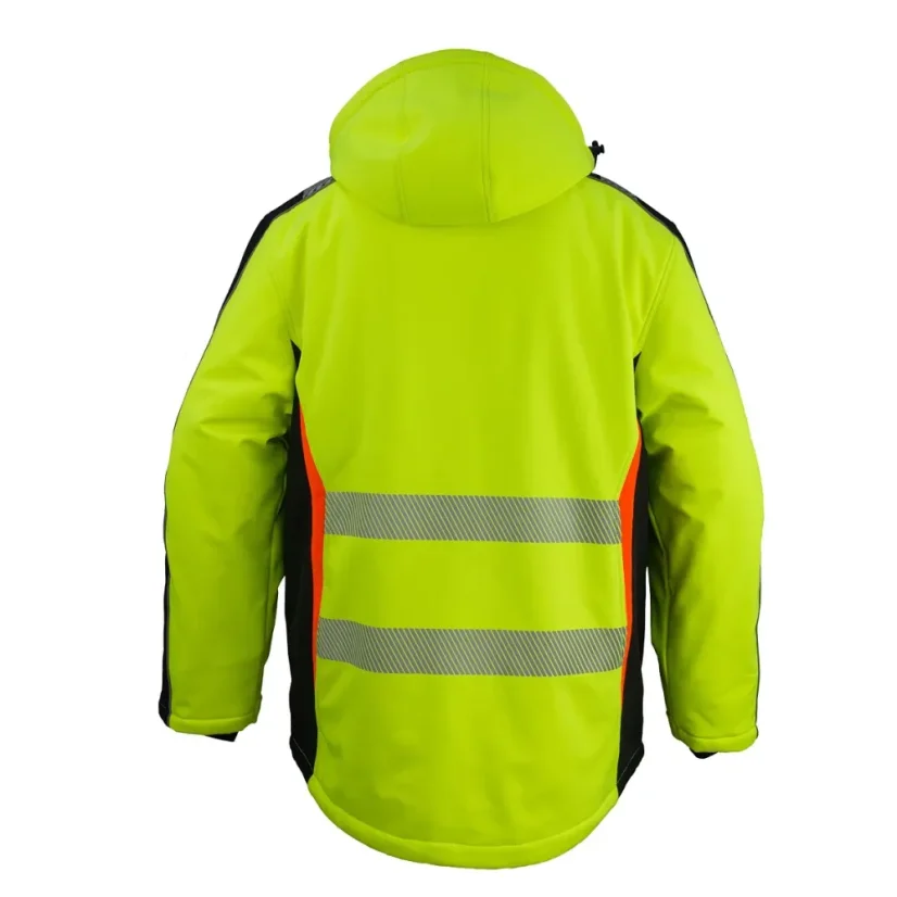 Urgent 980 Yellow SOFT+Winter - Softshell Téli Bélelt Munkavédelmi kabát