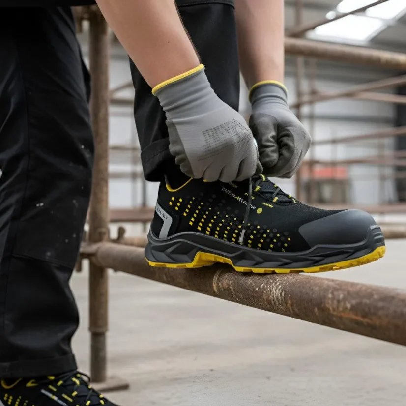 Grafiton 09 MP S3S ESD - Kompozitná pracovná poltopánka (Metal Free)