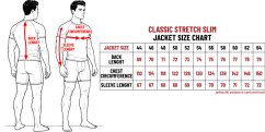 Classic Stretch Slim White KRT - Montérkový pracovný kabát