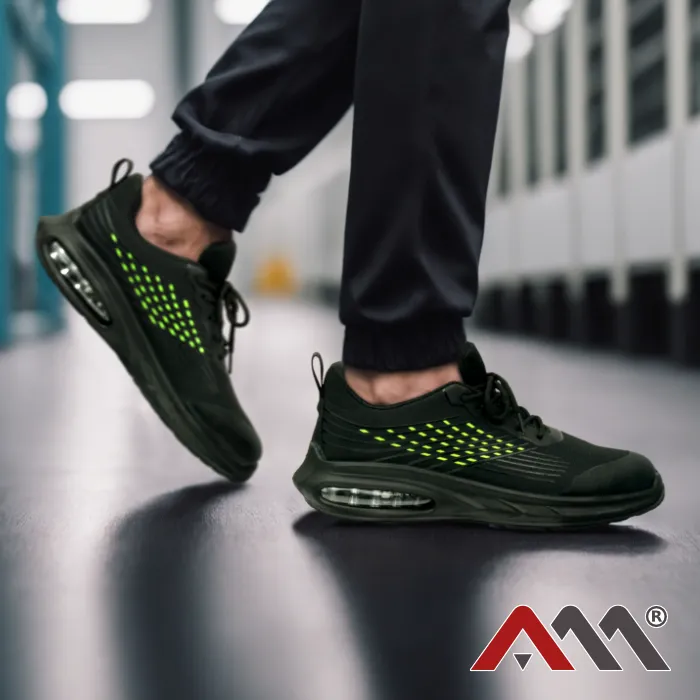 BTex Airbag Green S1 - Légtalpas Munkavédelmi Cipő (SR) - Válasszon Méretet 3: 44