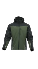 SARA Comfort Plus Softshell Olive KRT - Softshellová Pracovná Bunda