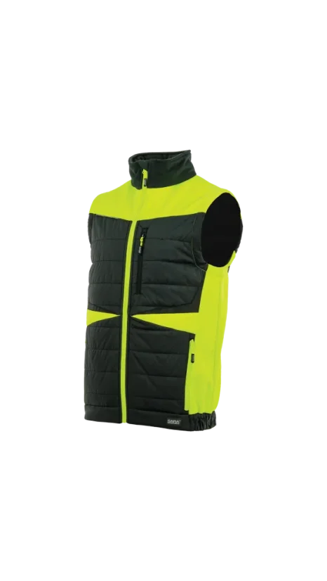 SARA COMFORT PLUS Hybrid VEST - Zateplená Vesta - Vyberte si veľkosť 2: 3XL, Farba: Charcoal/Brown
