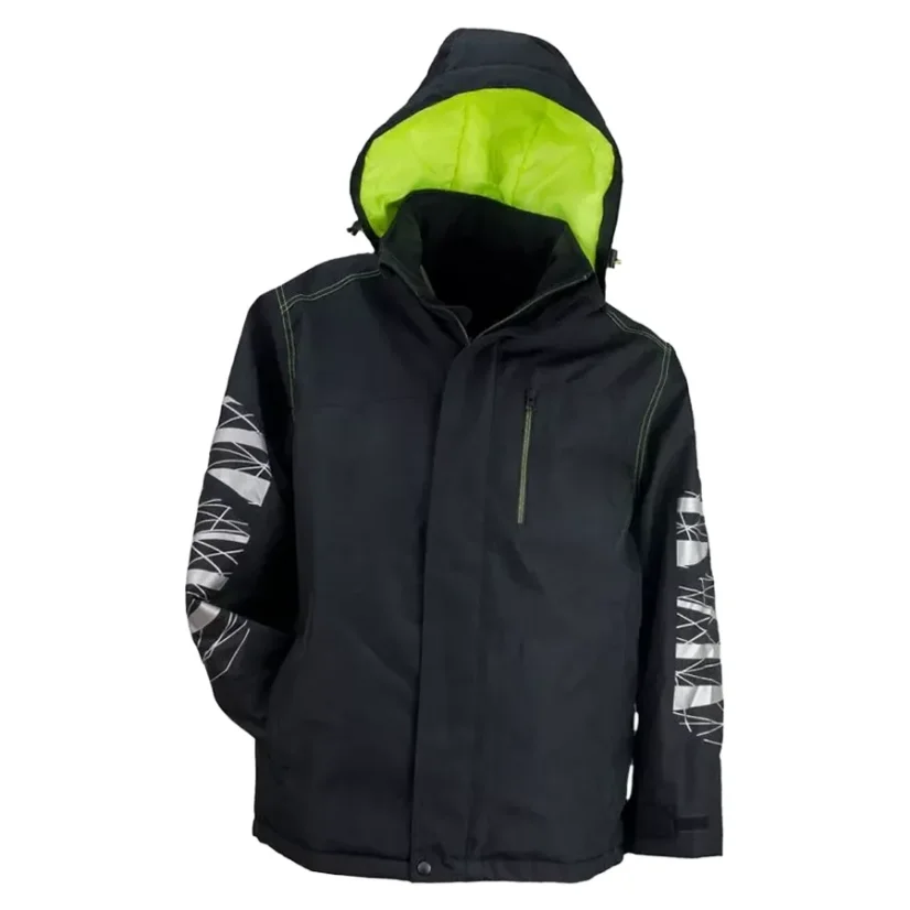 Urgent 921 Black Winter KRT - Téli Munkavédelmi Kabát (D237)
