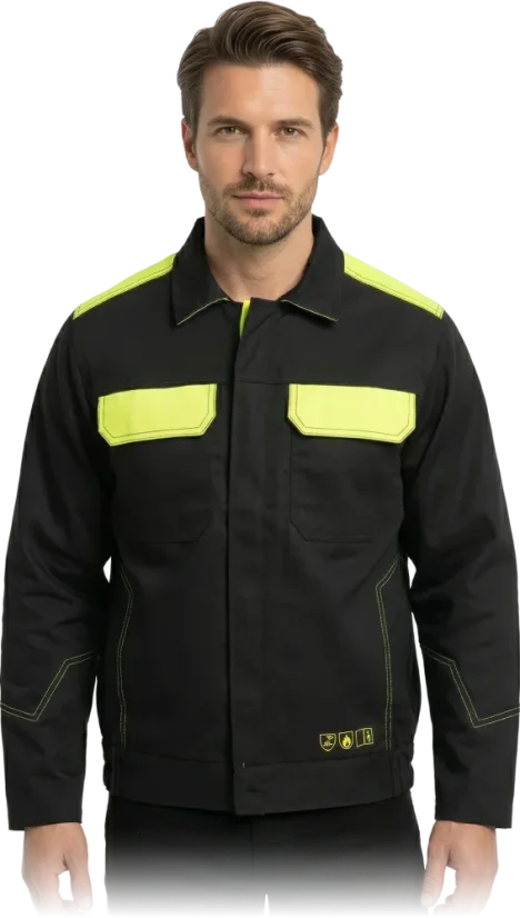 HOLLMAN Spectra Black Weld KRT - Hegesztő munkás kabát