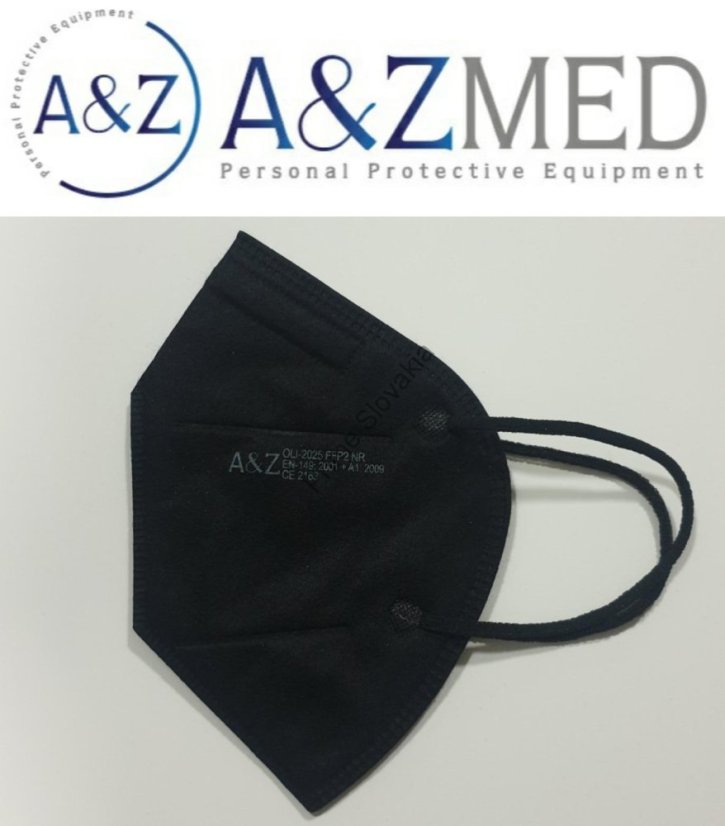 Respirátor FFP2 NR OLI-2025 čierny bez ventilu (100 ks) 