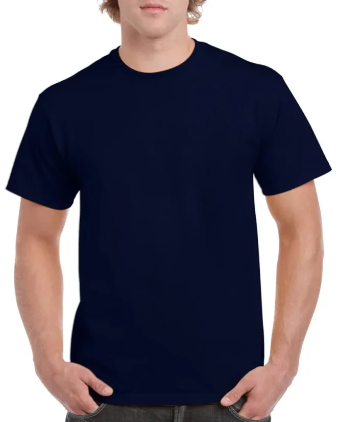 Gildan 5000 Navy - Pracovné Tričko z krátkym rukávom
