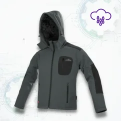Classic Softshell Grey KRT - Softshellová pracovná bunda (D235)