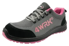 4WRK MENSA S1P ESD Pink - Sportos Munkavédelmi Félcipő