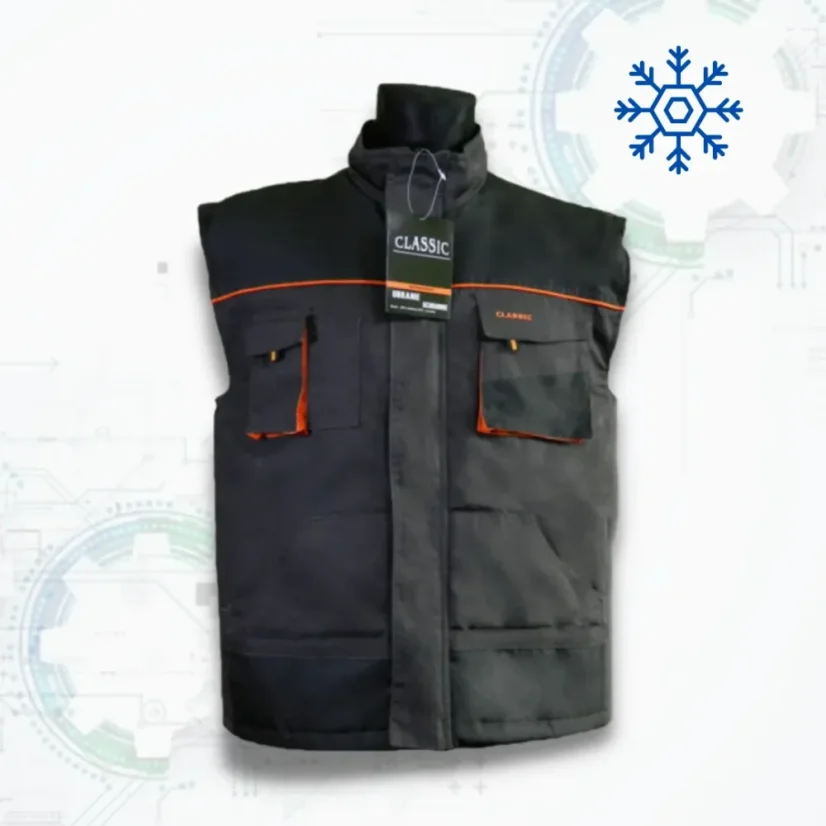 Classic Winter Vest - Téli bélelt Munkavédelmi mellény