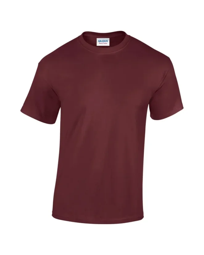 Gildan 5000 Maroon - Pracovné Tričko z krátkym rukávom