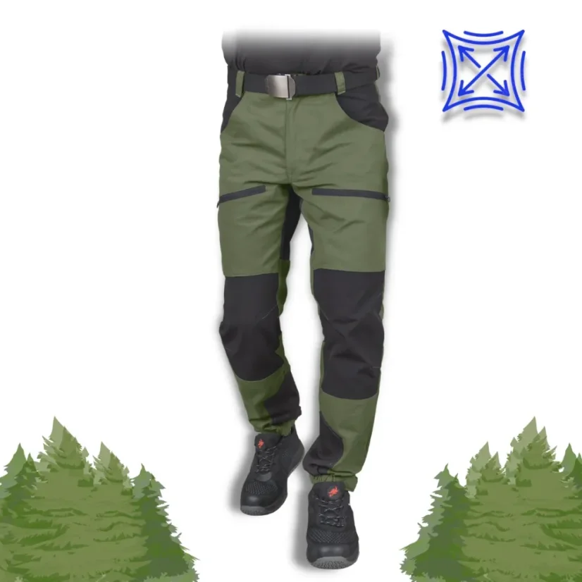 Reis HOBBER Khaki SPD - Montérkové pracovné nohavice do pása (D121) Reis HOBBER Khaki SPD - Montérkové pracovné nohavice do pása (D121)