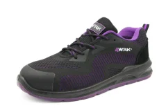4WRK HORNA S1 Purple – Dámska pracovná športová poltopánka