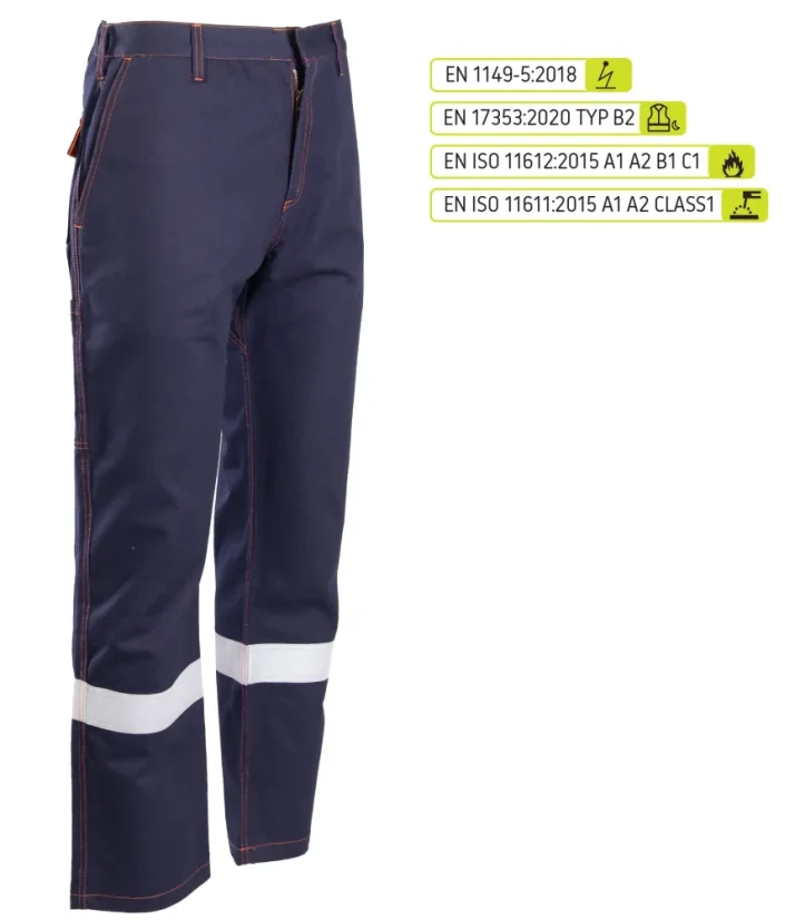 Polstar PROFFLAM ANTISTATIC Weld SPD - Hegesztő munkásnadrág - Válasszon Méretet 1: 48
