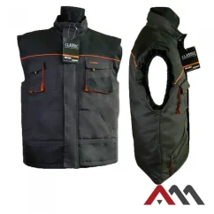 Classic Winter Vest - Téli bélelt Munkavédelmi mellény