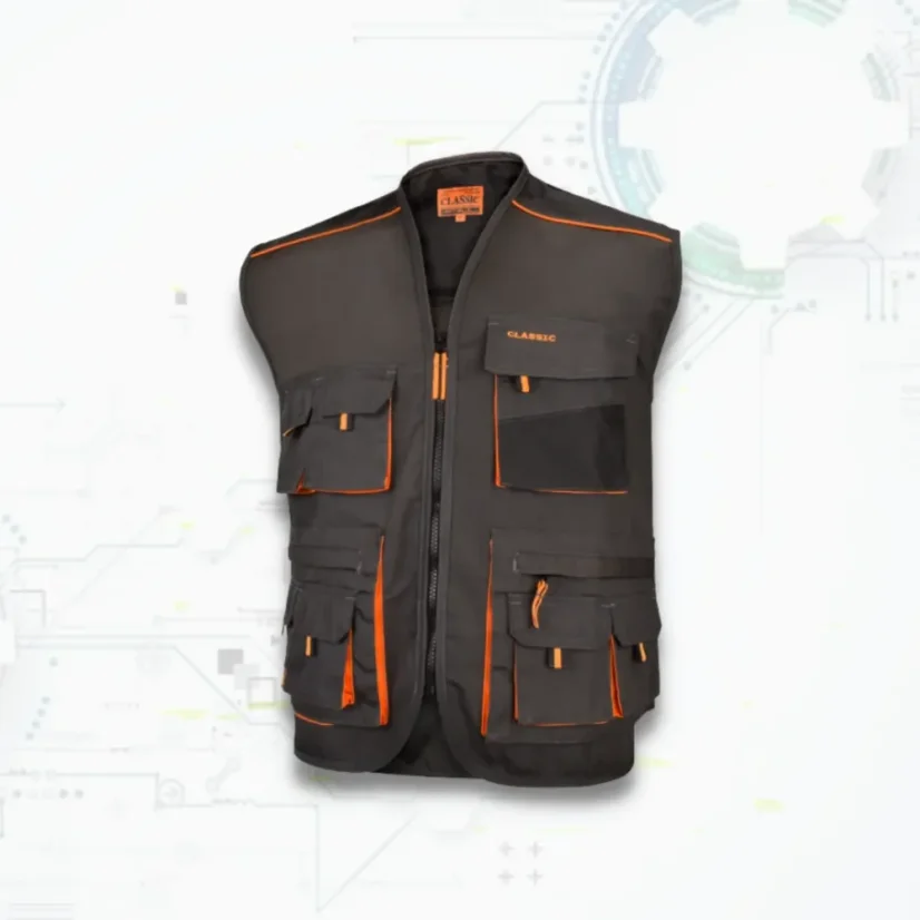 Classic Orange Vest - Pracovná vesta (D100)