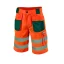 Flash Orange Short - Láthatósági Munkavédelmi Rövidnadrág
