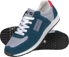 REIS CITY Blue - Vychádzková poltopánka (D133)