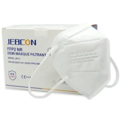 Respirátor FFP2 NR biely bez ventilu (100 ks) Respirátor FFP2 NR biely bez ventilu (100 ks)