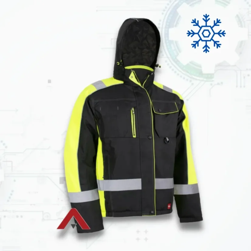 ClassWork Black Winter KRT - Téli Munkavédelmi Kabát (D228)