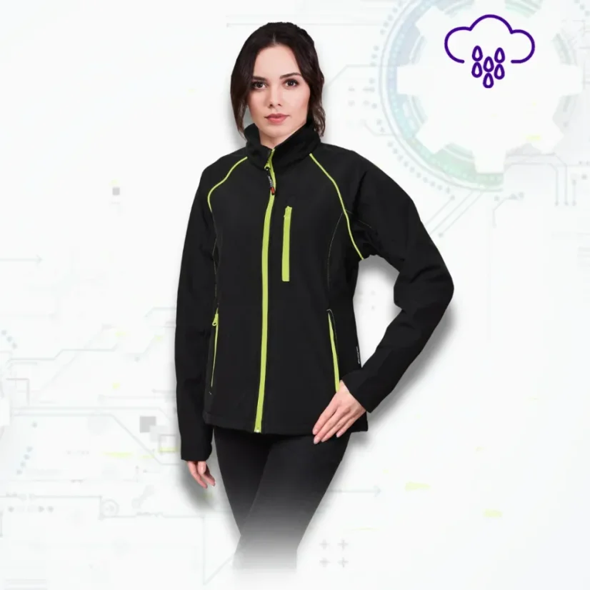 ShelLady Softshell Black KRT - Dámska Softshellová Pracovná Bunda