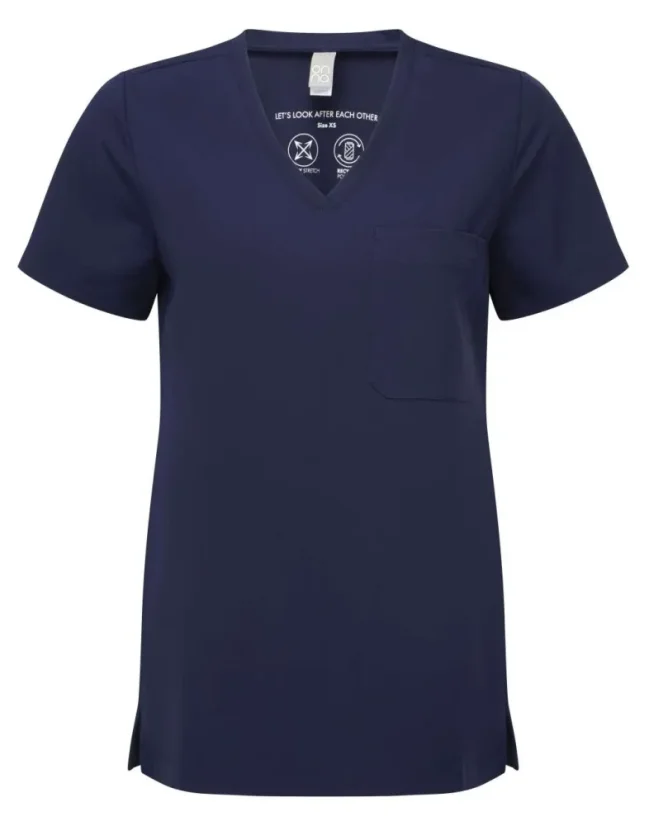 Onna NN300 Multi color - Dámska Lekárska blúza (Viskóza) - Farby: Navy, Vyberte si veľkosť 2: 2XL Onna NN300 Multi color - Dámska Lekárska blúza (Viskóza) - Farby: Navy, Vyberte si veľkosť 2: 2XL