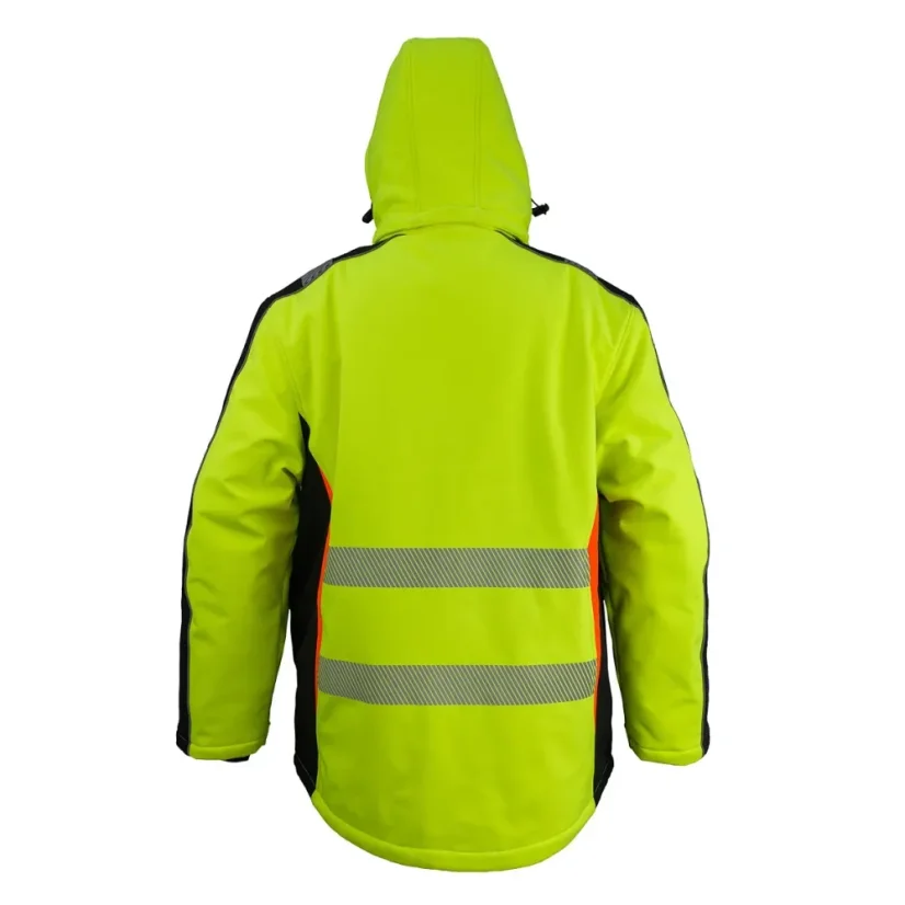 Urgent 980 Yellow SOFT+Winter - Softshell Téli Bélelt Munkavédelmi kabát
