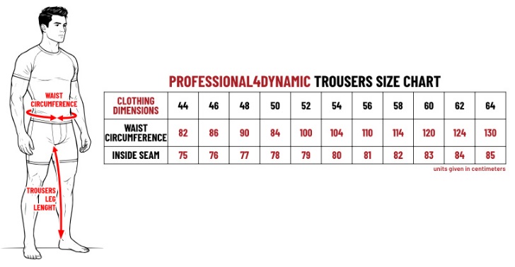 Professional 4WAY Dynamic SPD - Pracovné nohavice do pása - Vyberte si veľkosť 1: 52