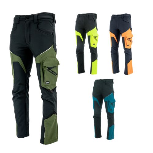 SARA Comfort SOFT/Winter Multi color SPD - Téli Softshell munkásnadrág