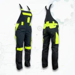 Urgent NEON Y ORG - Montérkové nohavice na traky (D125) Urgent NEON Y ORG - Montérkové nohavice na traky (D125)