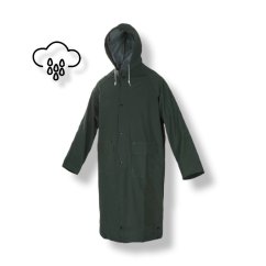 PPD / PVC Green - Munkavédelmi Esőköpeny (D315)