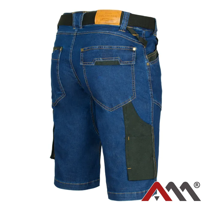 Colemann JEANS Blue Short - STRETCH Pracovné rifľové kraťasy
