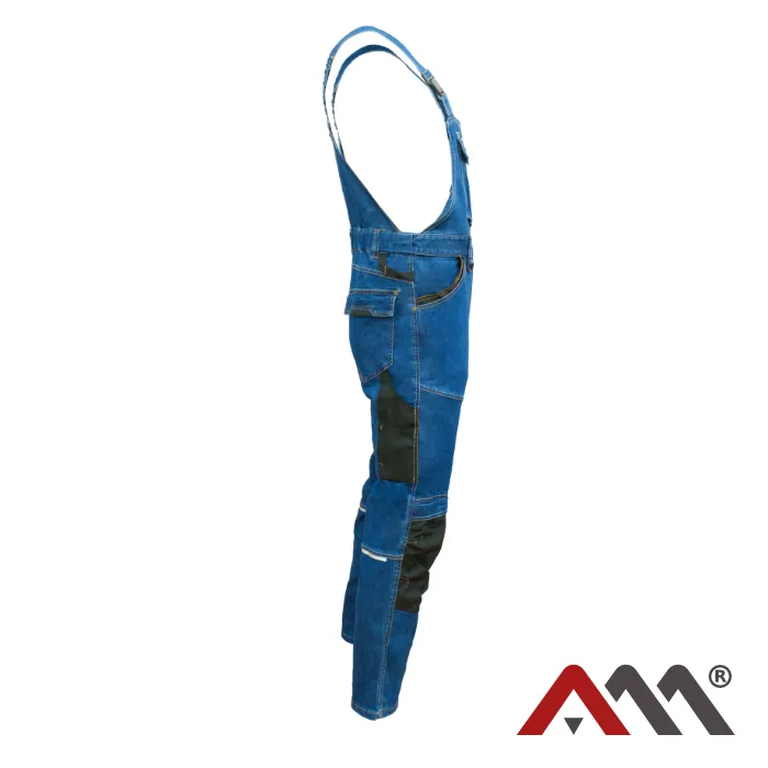 Colemann JEANS Blue ORG - Pracovné rifľové nohavice na traky