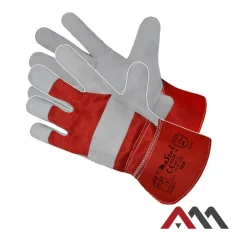 Rukavice kožené kombinované RBR Red Rukavice kožené kombinované RBR Red