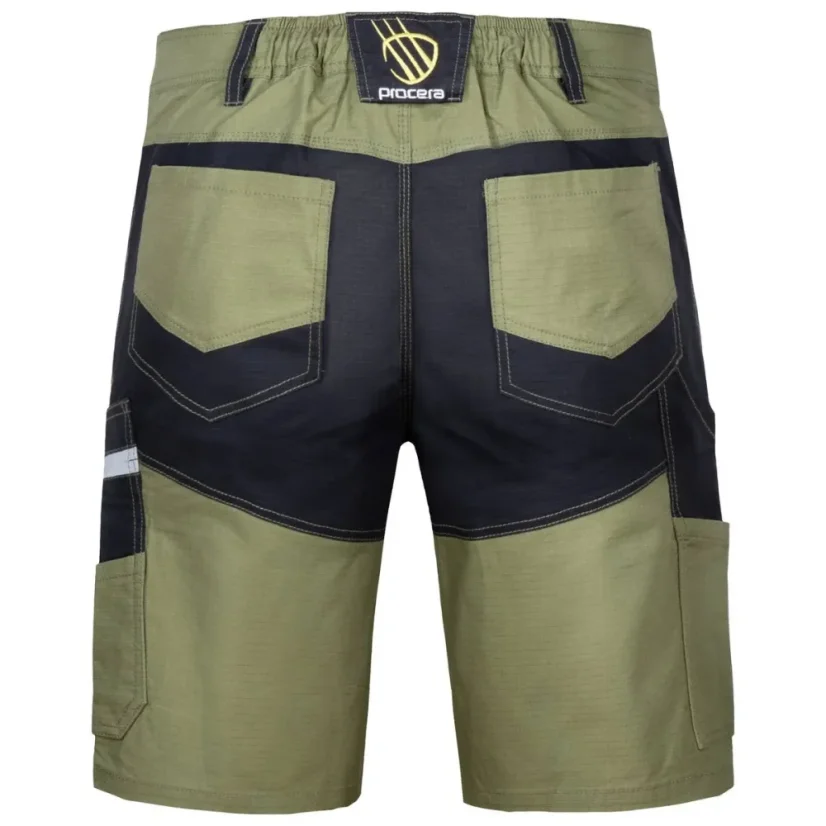 Procera Lander Green Short - Munkavédelmi rövidnadrág (RIP-STOP)