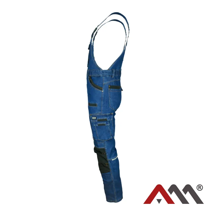 Colemann JEANS Blue ORG - Pracovné rifľové nohavice na traky