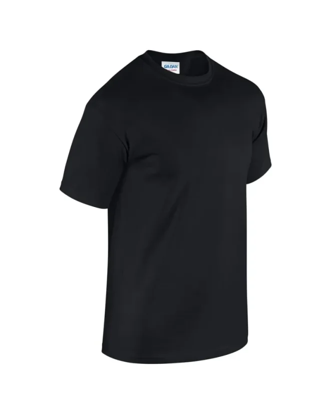 Gildan 5000 Black - Póló (100% pamut, fekete)