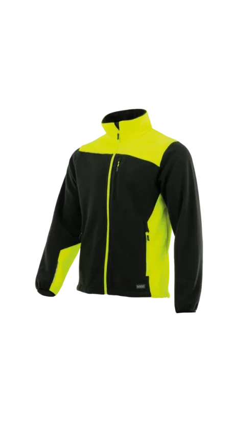 SARA Comfort Plus Fleece Black/Yellow KRT - Mikina