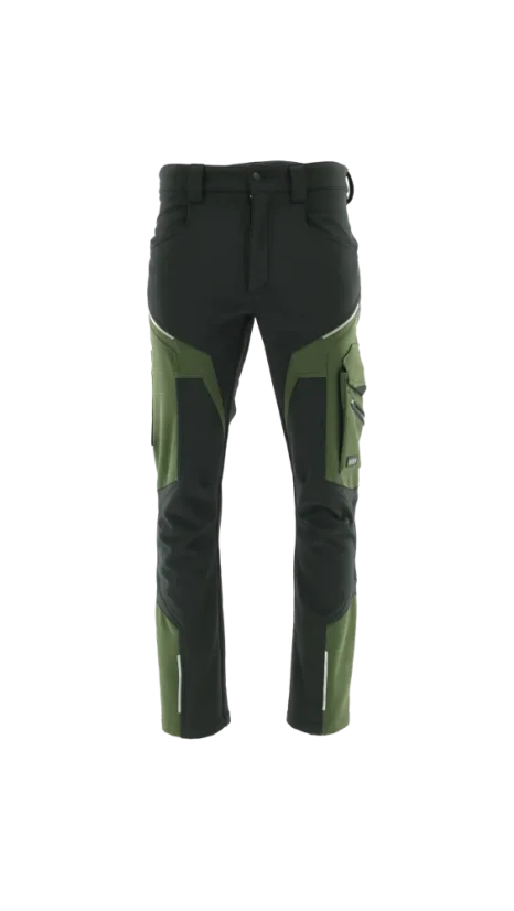 SARA Comfort SOFT/Winter Olive SPD - Zimné Softshell montérkové nohavice - Vyberte si veľkosť 2: M