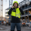 Urgent 971 Black/Yellow Winter KRT - Téli munkavédelmi kabát