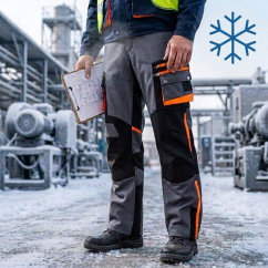 Urgent 754 Grey Winter SPD - Téli Softshell munkásnadrág