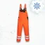 FLASH Orange Winter ORG - Téli Kantáros Munkásnadrág