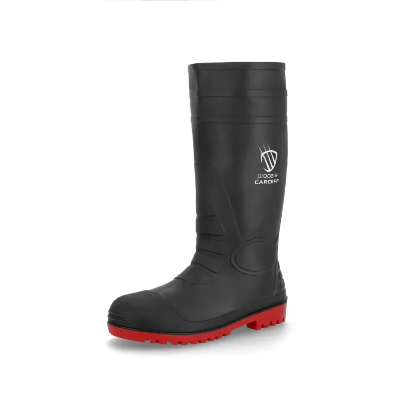 Procera Cardiff PVC Black - Pracovné čižmy - Vyberte si veľkosť 3: 45