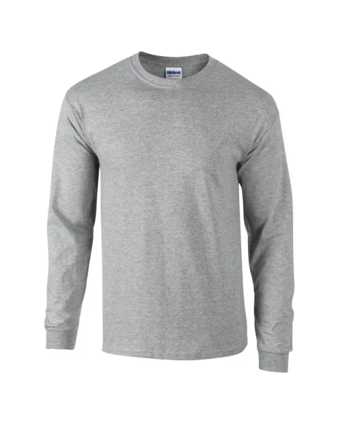 Gildan 2400 Multi color - Hosszú ujjú póló - Válasszon Méretet 2: S, Válasszon Szín 1: Szürke - Sport Grey