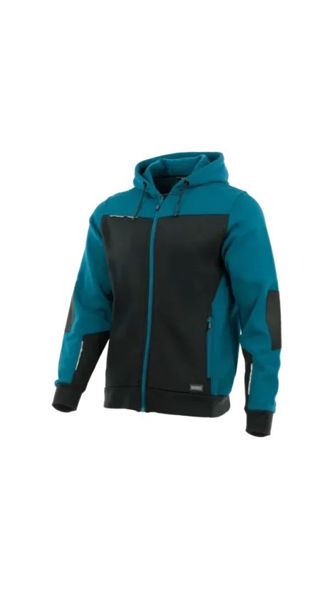 SARA COMFORT PLUS Zip-up Sweatshirt - Mikina - Vyberte si veľkosť 2: L, Farba: Charcoal/Brown