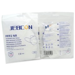 Respirátor FFP2 NR biely bez ventilu (100 ks) Respirátor FFP2 NR biely bez ventilu (100 ks)