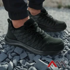 Slimmer TEX Black - Sportos szabadidős cipő