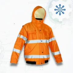 FLASH Winter Orange Short KRT - Zimná pracovná bunda FLASH Winter Orange Short KRT - Zimná pracovná bunda