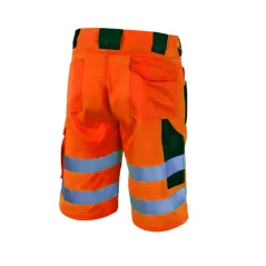 Flash Orange Short - Láthatósági Munkavédelmi Rövidnadrág