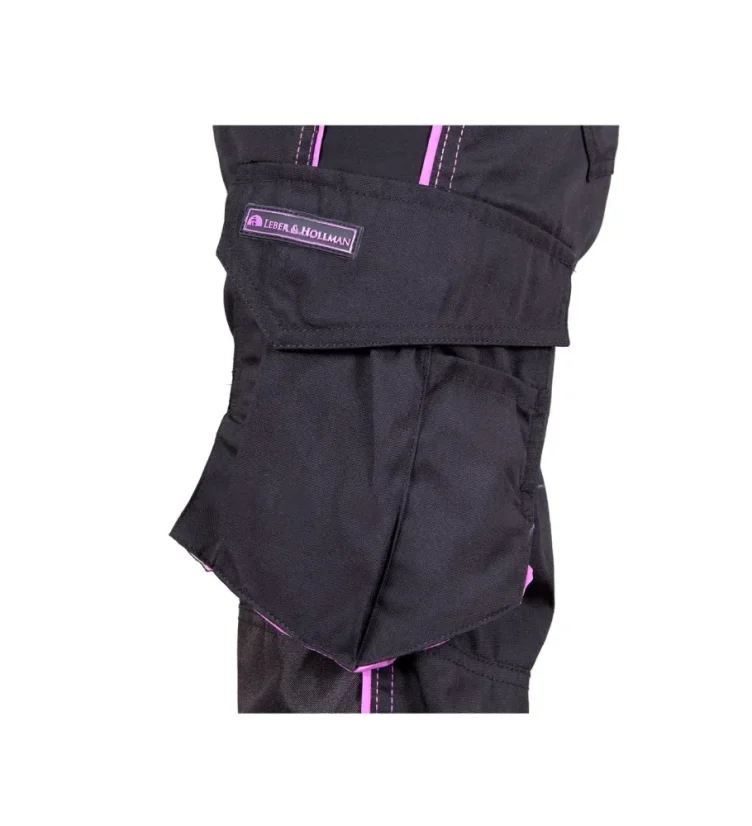 Women Pink Softshell SPD - Dámske montérkové pracovné nohavice (D123)