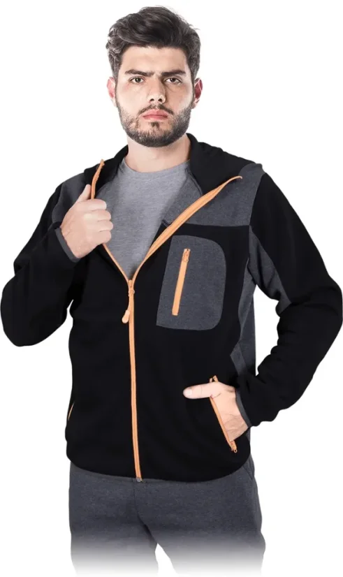 SCOTER Polár Multi color KRT - Pracovná Mikina na zips - Farby: Orange, Vyberte si veľkosť 2: M